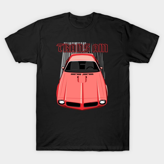 Firebird Transam 1973 - Red T-Shirt by V8social